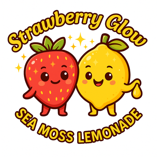 Strawberry Glow Sea Moss Lemonade